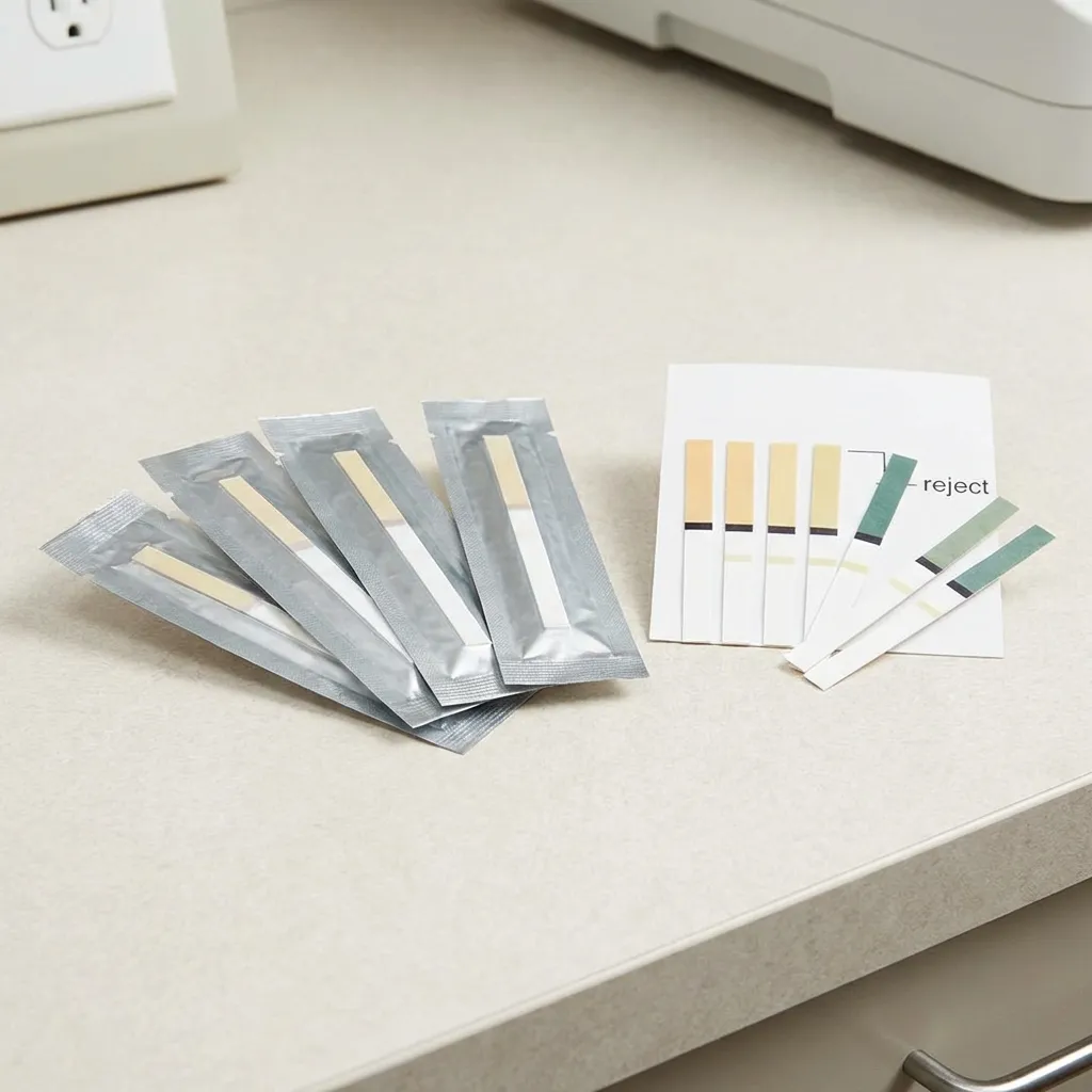 Run a test cycle with biological and chemical indicators.